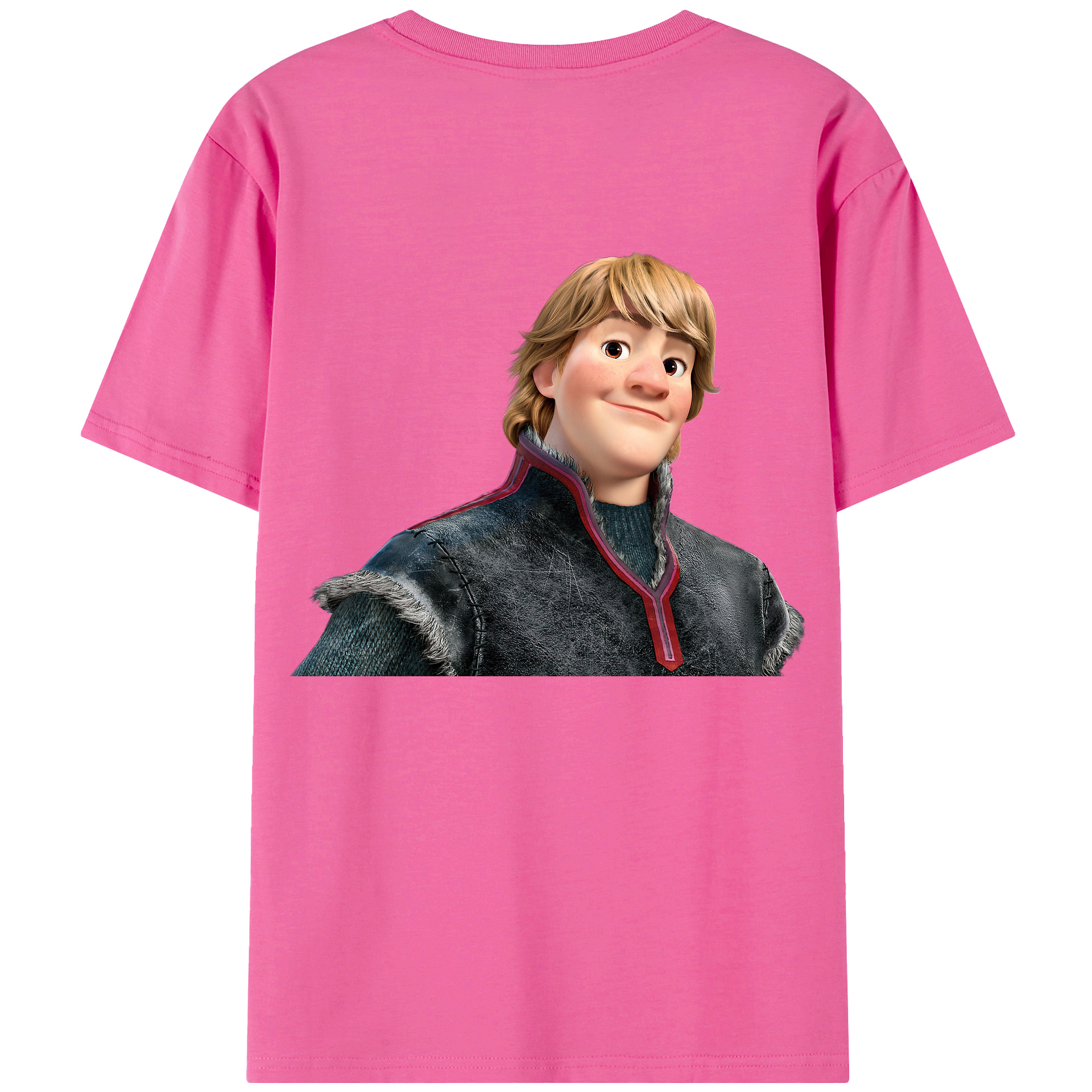 （画像用） アナと雪の女王 アンナ エルサ Frozen Anna Elsa レディース半袖Tシャツ(バックプリント)